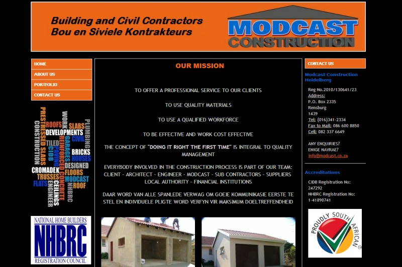 Modcast Construction